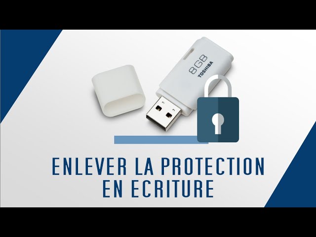 Comment effacer la protection en écriture du lecteur USB avec CMD