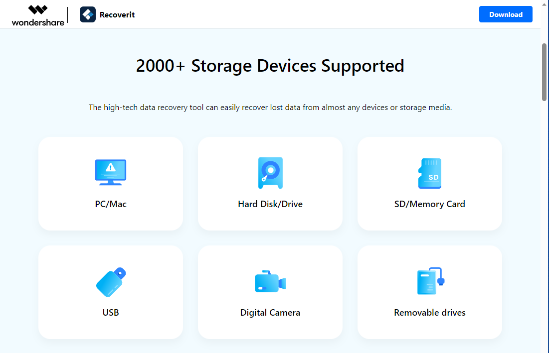 Comment restaurer des photos avec Wondershare Recoverit