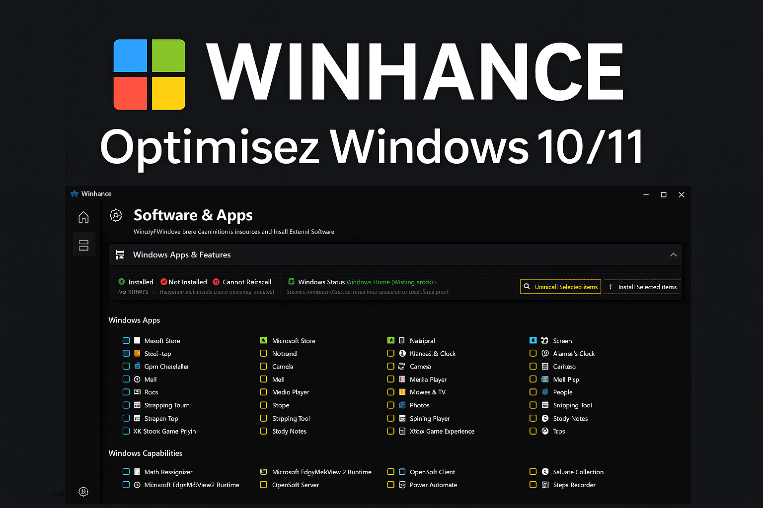 ⚙️ WinHance : Optimisez Windows 10/11 en toute simplicité