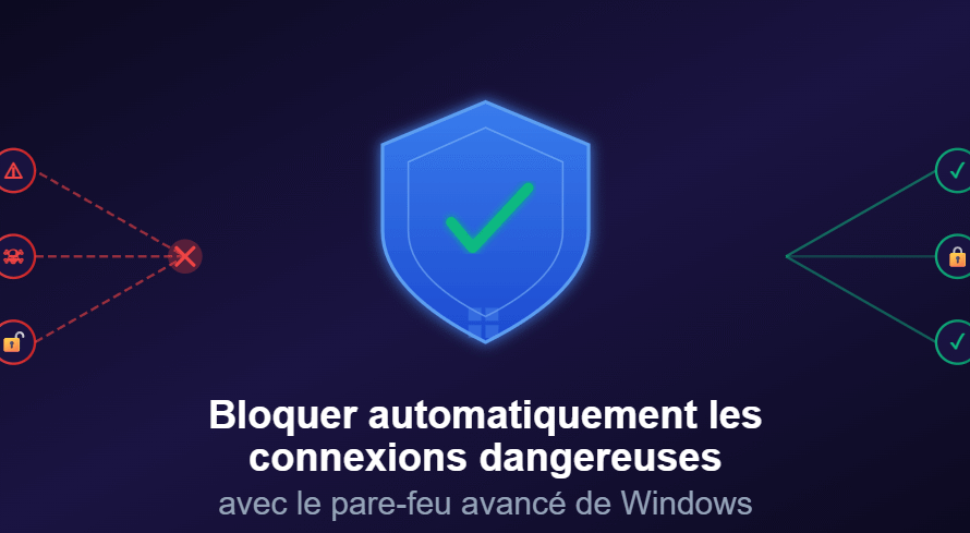 🔐 Bloquer automatiquement les connexions dangereuses avec le pare-feu avancé de Windows